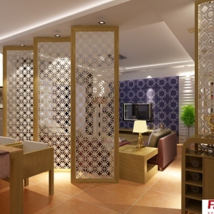 客廳屏風裝修效果圖
